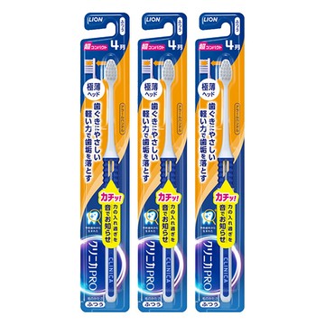 LION 獅王 固齒佳 喀喀減壓牙刷 超小頭 彈力刷毛  1入  3支