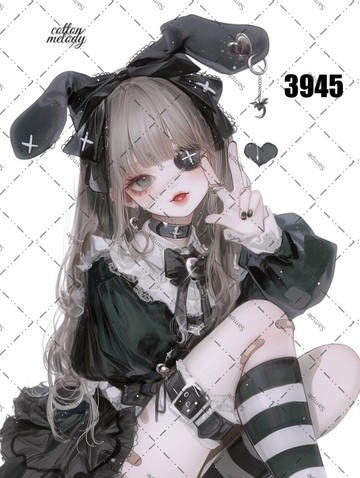 original sticker no.3945 人物貼紙 原創貼紙 原創人物貼紙 裝飾貼紙 cotton melody