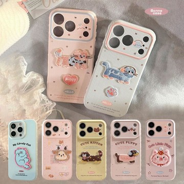 毛絨卡通合集蘋果17promax手機殼iphone16適用18立體動物1513