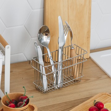 不鏽鋼三格刀叉籃(小) MIT台灣製 完美主義【D0103】