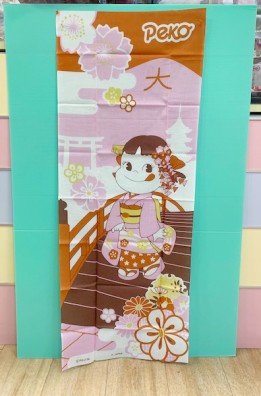 【震撼精品百貨】Peko 不二家牛奶妹~不二家紗布長方巾-粉京都#10525