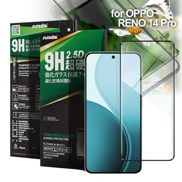 NISDA for OPPO RENO 14 Pro 完美滿版玻璃保護貼-黑