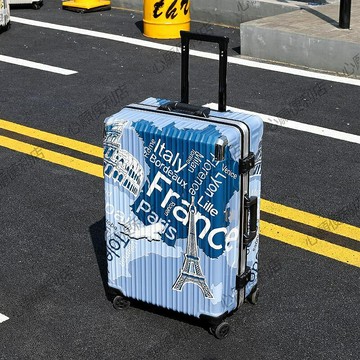 潮流行李箱男拉桿箱旅行箱萬向輪女20登機結實耐用密碼皮箱子24寸