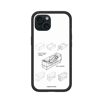 iPhone 15 Mod NX 黑 - Sketch Factory - 辦公室小物素描