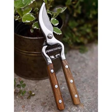 德國日本進口技術水曲柳木柄修枝剪花藝園林果樹修剪樹枝修花剪刀