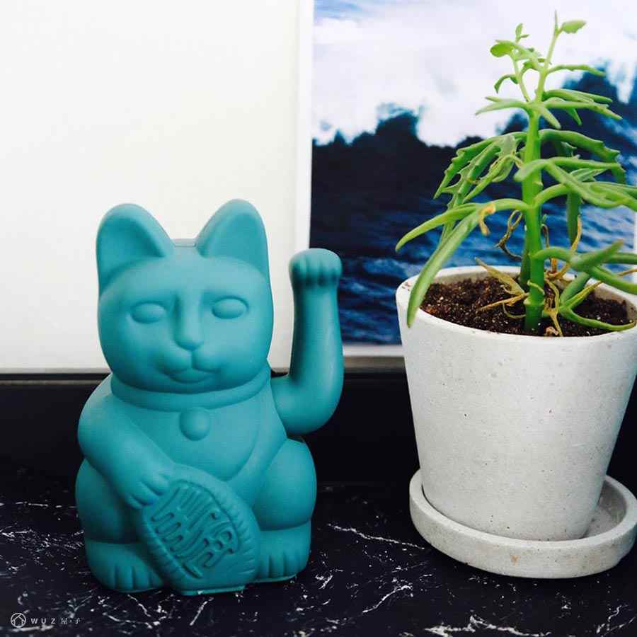 巨蟹座♋【WUZ屋子】德國 DONKEY 幸運繽紛招財貓-綠色
