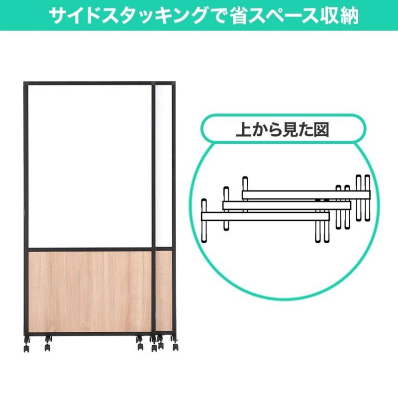 法人様限定 ホワイトボード パーテーション 両面タイプ スレディ