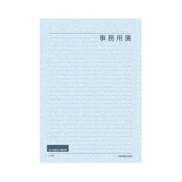 まとめ） コクヨ 便箋事務用 セミB5 縦罫 枠付13行 100枚 ヒ-510 1