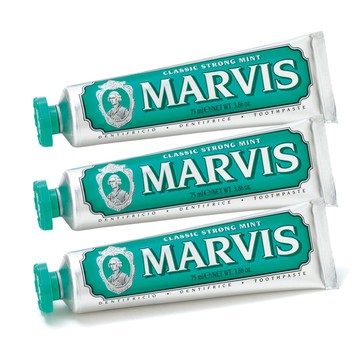 Marvis玛尔斯 绿色强效薄荷味牙膏 - 3*85ml