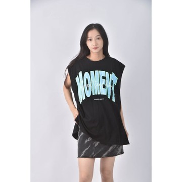 (2XL) n9ck字母黑色上衣二手衣