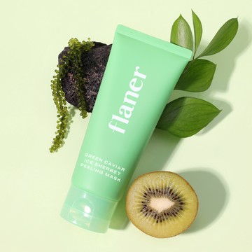 Flaner Green Caviar Ice Sherbet Peeling Mask