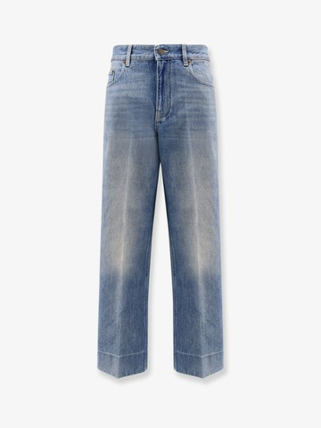 Jeans with Chex Valentino detail - VALENTINO - gender_Woman