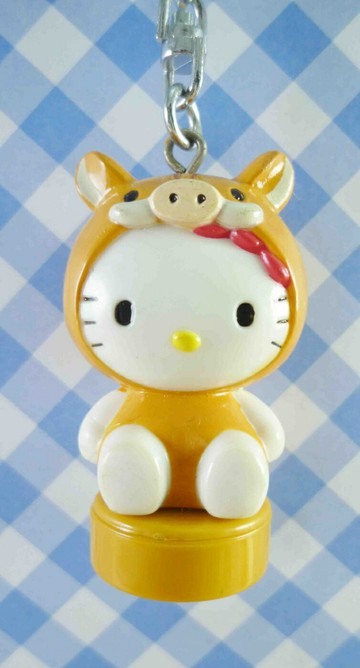 【震撼精品百貨】Hello Kitty 凱蒂貓 KITTY限量鑰匙圈-生肖系列(大)-豬 震撼日式精品百貨