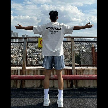 220g重磅純棉短袖t恤男夏季時尚寬鬆體恤美式潮牌半袖上衣服休閒