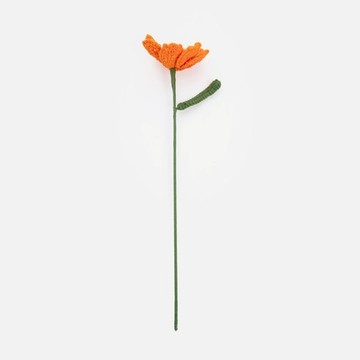 奧可利鉤針毛線花插波斯菊43cm 橘