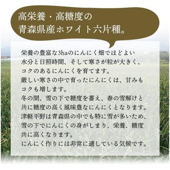 販売期間2023 12 28まで 野菜 にんにく 青森県産ホワイト六片種にんにく 1kg バラ・カケ込家庭用 産地直送