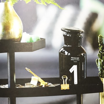 丹麥進口 玻璃罐 直徑7 高12.5公分  250ml  1個