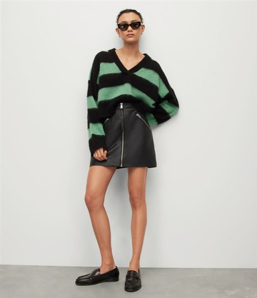 PIPER 人造皮革短裙