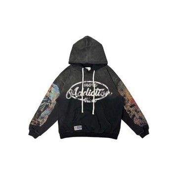 MTA Pattern Wash Hoodie 重磅 水洗 連帽上衣 帽T 黑色 M25AWHD01-BK [台灣現貨]