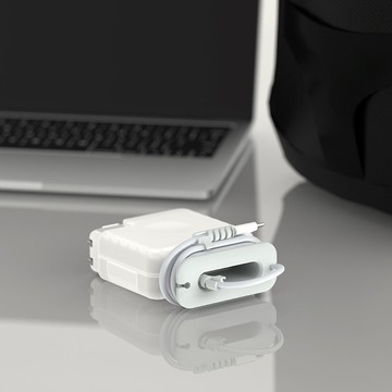 活動出清價 for MacBook 原廠適配器線材收納保護殼60/61/67W