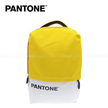 PANTONE 彩通 學院風 釋壓透氣後背包 繽紛黃