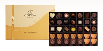 【GODIVA台中店】金裝巧克力禮盒35顆裝*3盒