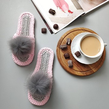 伴娘拖鞋 粉色拖鞋 伴娘拖鞋 帶或不帶絨球