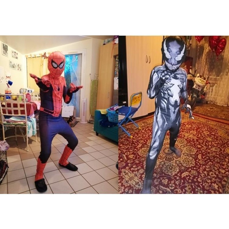 スパイダーマン ホームカミング コスプレ コスチューム マスク 子供