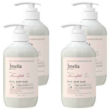 jmella 法式漫舞香水沐浴乳 No.02 Femme Fatale  500ml  4瓶