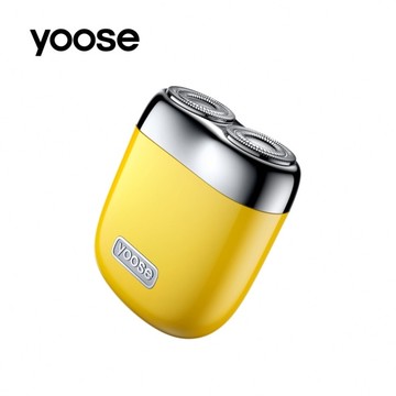 yoose Mini 2.0 全合金隨身電動刮鬍刀 競速黃