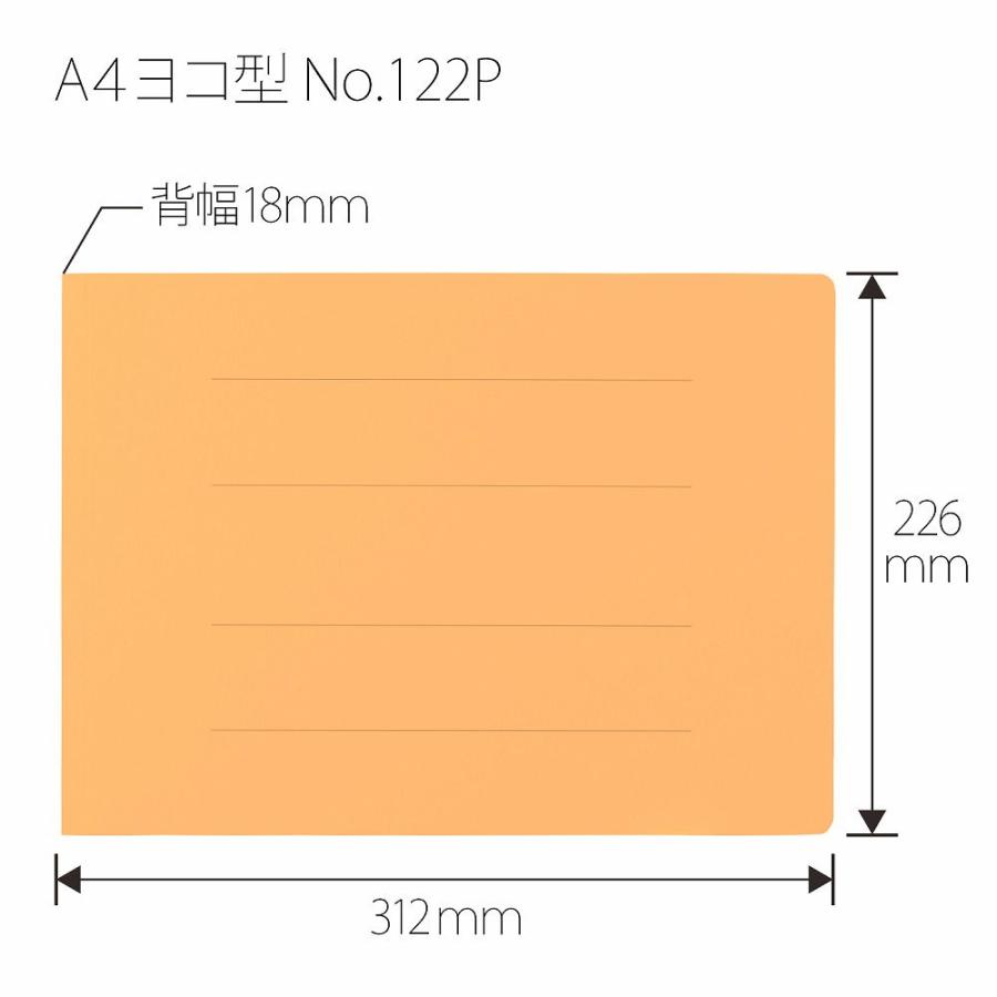 プラス フラットファイル縦罫A4E No.022NT PK 10冊