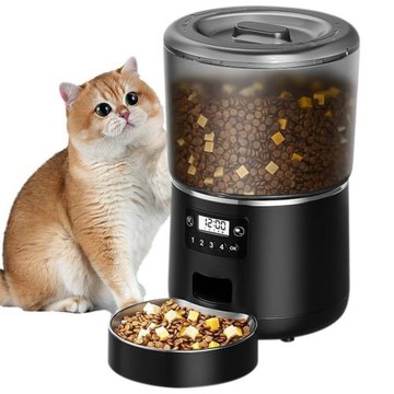 寵物自動喂食器 4L遠程APP定時定量貓狗爆款WIFI智能喂食機
