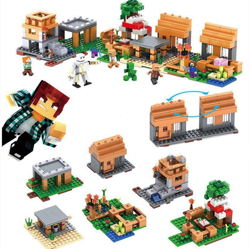 LEGO レゴ マインクラフト マイクラ 風 ブロック 互換 村 村落