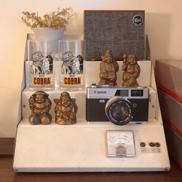 日本 昭和 店鋪日立乾電池 陳列架 展示架 收納 擺飾 擺攤 道具