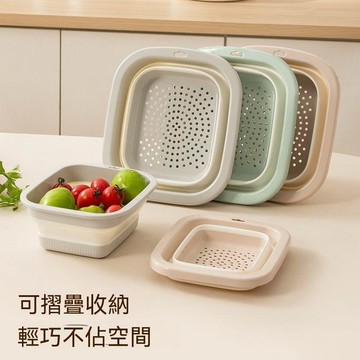 新款雙層神器多功能水果盤廚房洗菜家用加厚瀝水客廳菜籃子水果