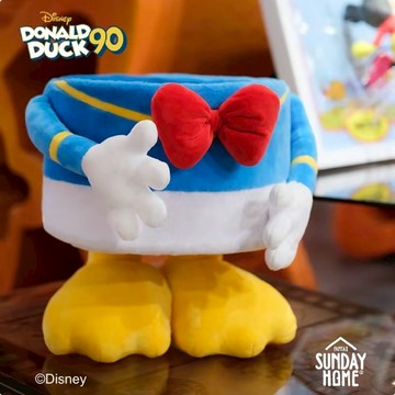 SUNDAY HOME x DISNEY 迪士尼正版授權 唐老鴨抱抱桶 置物桶 收納桶 絨毛 /預購