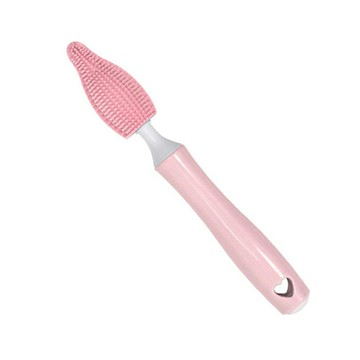 PS Mall 【J878】矽膠刷頭 嬰兒奶嘴刷 洗奶瓶刷 寶寶洗奶瓶刷子 杯刷 清潔刷