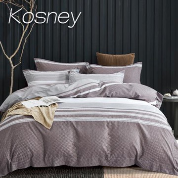 【KOSNEY】簡希  頂級特大石墨烯萊賽爾天絲兩用被床包組
