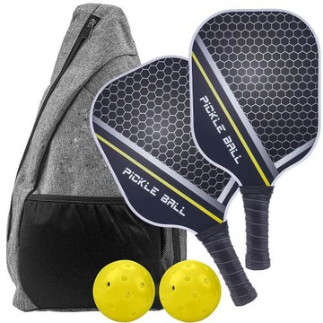 石墨碳素匹克球拍沙灘拍PU手膠運動球拍蜂窩芯 Pickleball Paddle