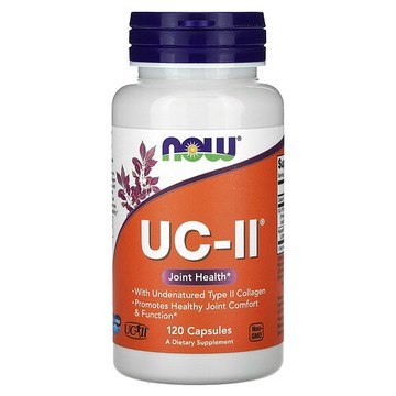 NOW Foods, UC-II 關節健康，非變性 II 型膠原蛋白，120 粒素食膠囊
