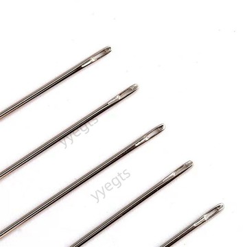 熱銷好物 DIY皮藝手縫針皮革用針多功能日式法式圓頭彎頭彎針手縫圓頭針10・20