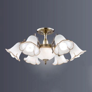 古典風半吸頂六燈 B102-81-23621