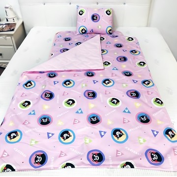 masa 瑪莎寢具 熊本熊睡墊3件組 棉布材質 MIT台灣製  粉色  300g