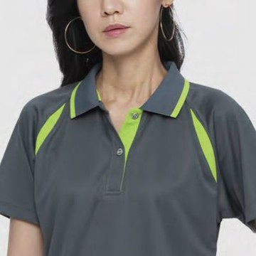 Sunrise 輕膚吸濕排汗POLO衫(灰)-女款(99183-1)