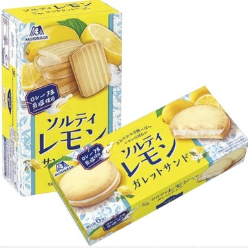 *貪吃熊* 日本 森永製菓 MORINAGA 夾心餅 夾心派 鹽檸檬味 森永夾心派 夾心餅乾