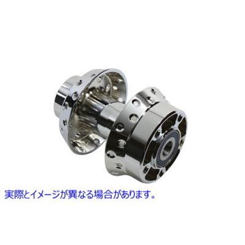 45-0985 前部または後輪ハブのニッケルメッキ Front or Rear Wheel Hub