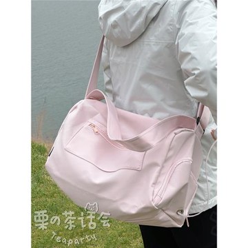 運動短途女ins斜挎背包旅行袋