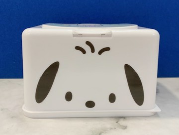 【震撼精品百貨】Pochacco_帕帢狗~三麗鷗帕洽狗按壓式收納盒/小物收納盒-白#38015