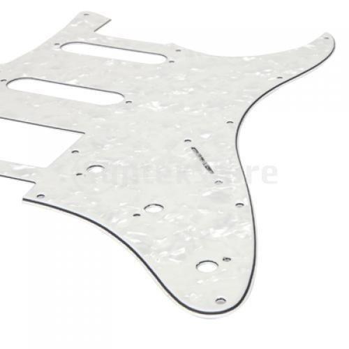 11穴パールギター用ガードプレート指板保護(ホワイト)