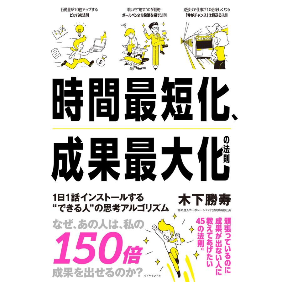 時間最短化,成果最大化の法則 1日1話インストールする できる人 の思考アルゴリズム